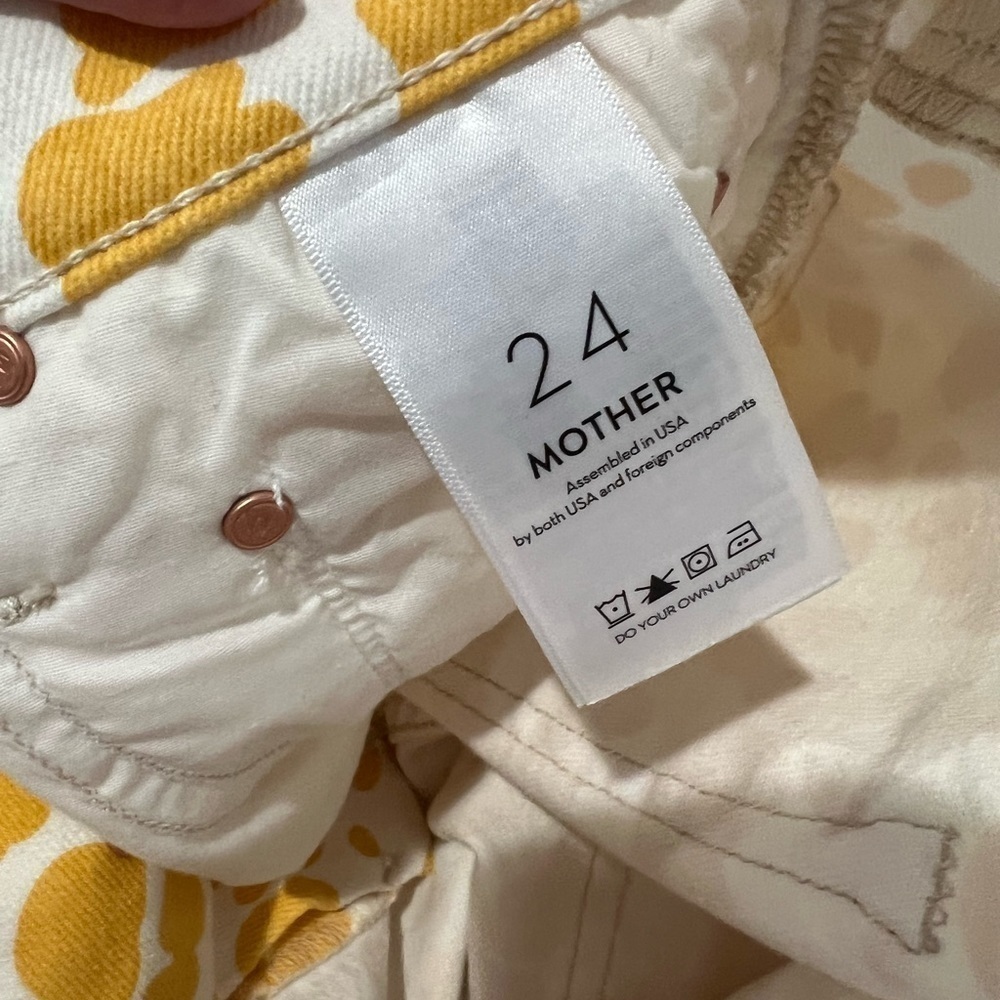 Mother - The Curbside Heel Fray Straight Leg Jeans Second Chance - Size 24 - NWT - Picture 4 of 9